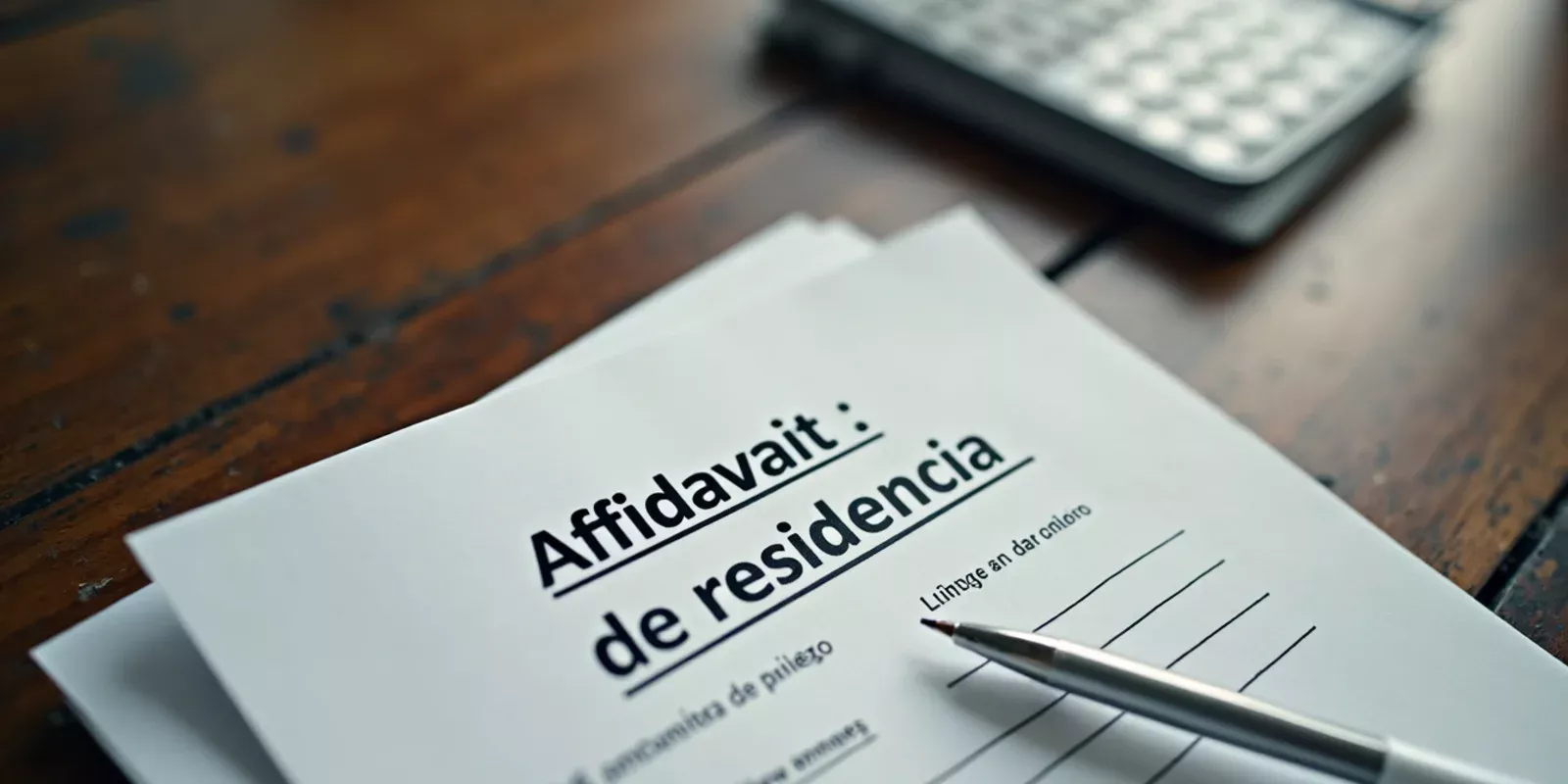 Importancia del Afidavit de Residencia al Mudarse